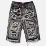 Hell Camo Denim Shorts