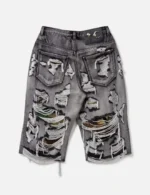 Hell Camo Denim Shorts back