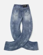 Laser Washed Parkour Denim Pant back
