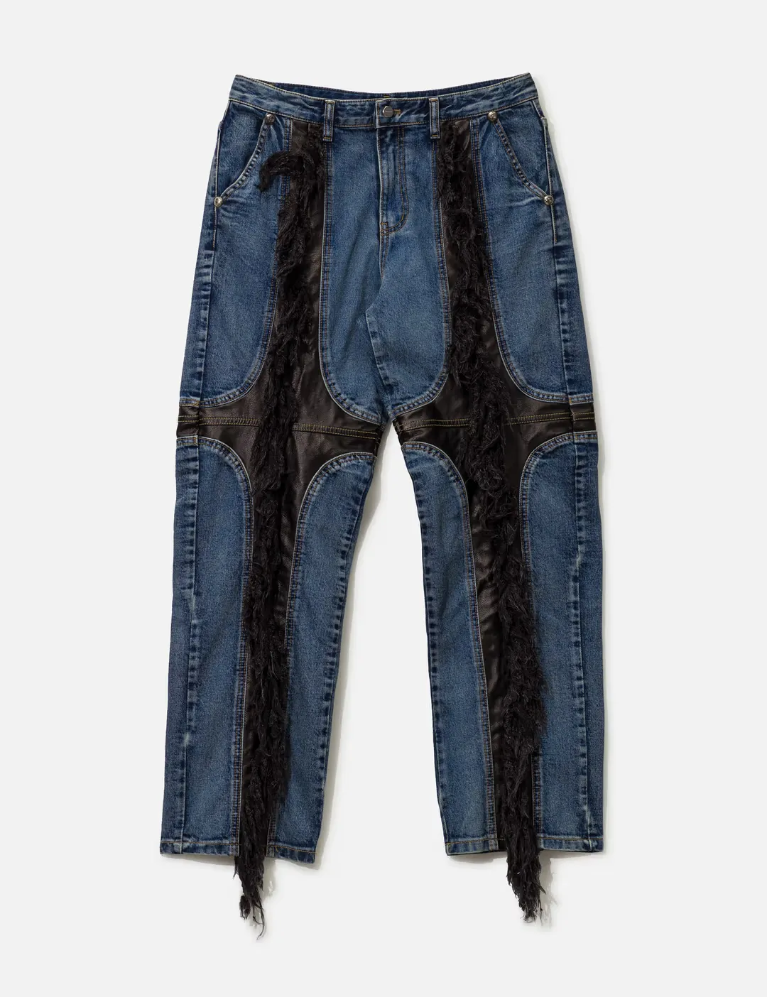 Mohican Leather Denim Pant Mohican Leather Denim Pant