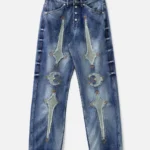 TC Bone Leather Denim Pant