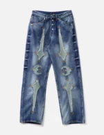TC Bone Leather Denim Pant