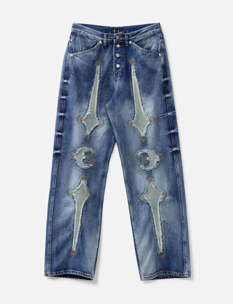 TC Bone Leather Denim Pant
