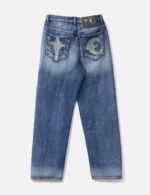 TC Bone Leather Denim Pant back