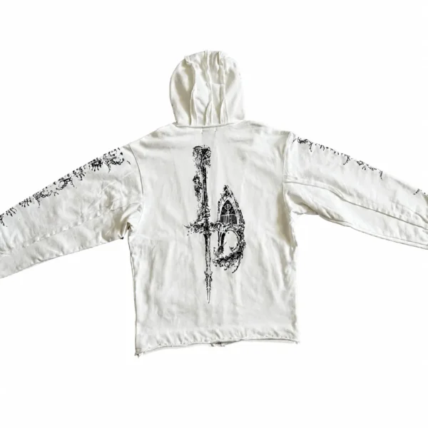 THUG CLUB Dragon Stud Hoodie back
