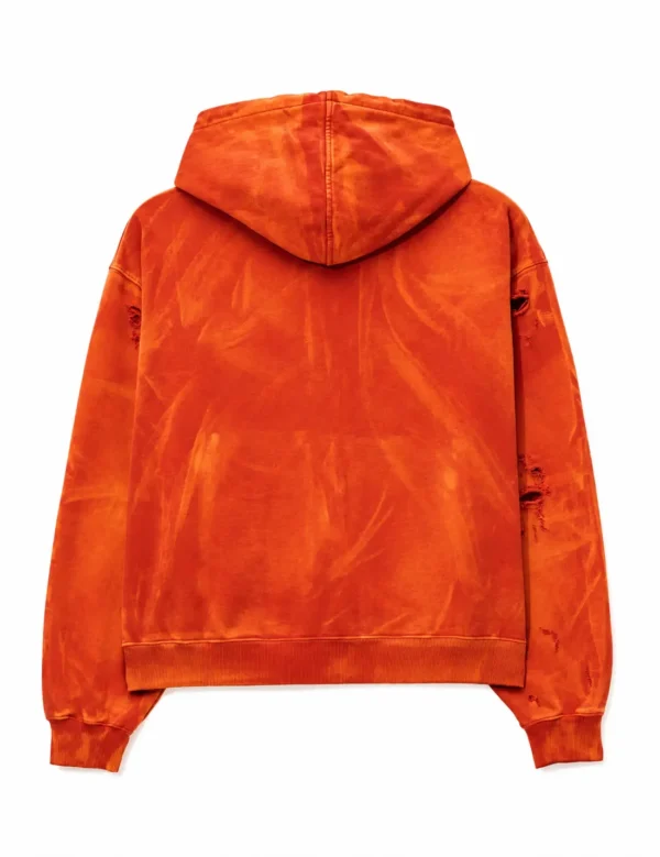 THUG CLUB Two Tone Washed Zip Hoodie back
