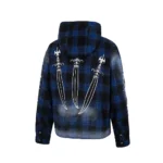 Thug Club Arab Sword Flannel Zip-Up back