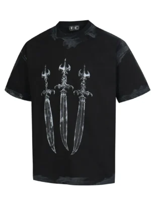 Thug Club Arab Sword Tee Shirt Black