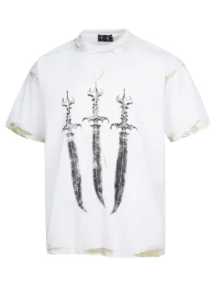 Thug Club Arab Sword Tee Shirt White