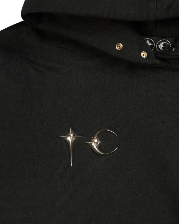 Thug Club Armor Hoodie Black close up