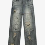 Thug Club distressed studded jeans