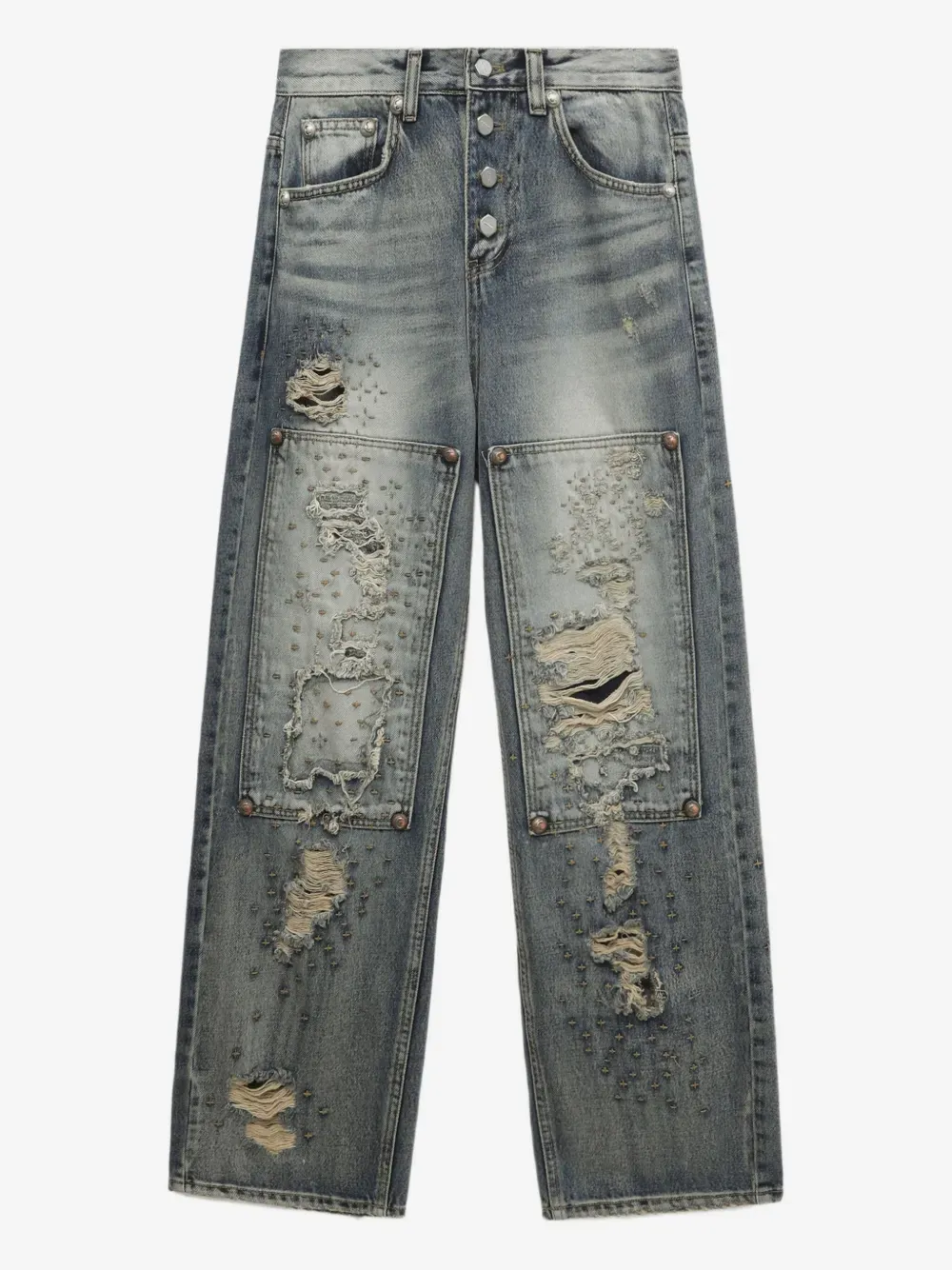 Thug Club distressed studded jeans Thug Club distressed studded jeans